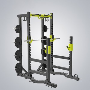 Well-designed China Hot Selling Multifunctional Half Power Rack Power Cage Squat Rack