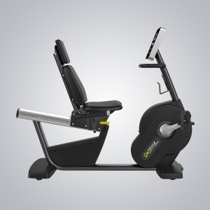 Best quality Flywheel Commercial Fitness Recumbent Exercise Bike with LED Display Monitor