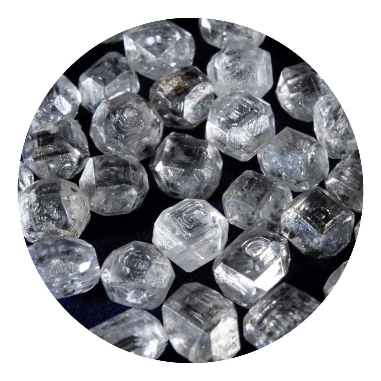 SI1-SI2 B Grade HPHT Man Made Diamond Stone For Jewels