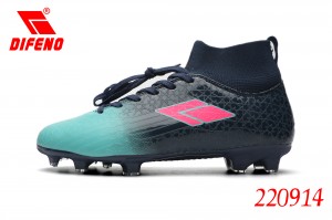 DIFENO Men’s high collar long nail anti-skid wear-resistant football shoes professional outdoor or natural turf shoes