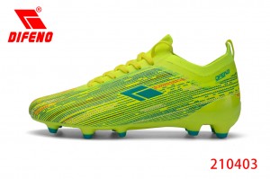 DIFENO Men Soccer Shoes Football Cleats Athletic Low-Top Breathable Soccer Boots Spikes Anti-Slip Outdoor Indoor Training Turf Football Sneaker