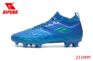 DIFENO Men Soccer Shoes Football Cleats Athletic High-Top Breathable Soccer Boots Spikes Anti-Slip Outdoor Indoor Training Turf Football Sneaker