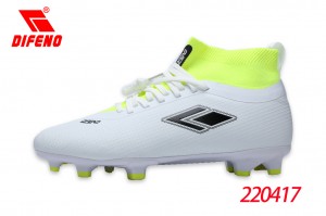 DIFENO High top football shoes, broken nails, long nails, anti-skid, wear-resistant, wrapped shoes for game training