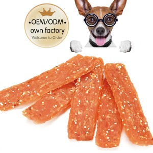 Dried Chicken with Oat Chips Wholesale and OEM Dog Treats in Bulk