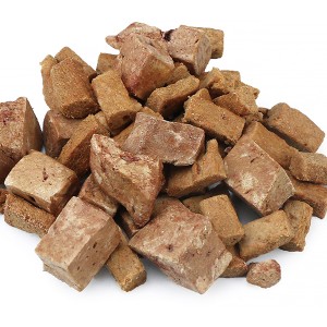 DDFD-06 Freeze-dried Raw Bovaĵo Strip Freeze Dried Dog Treats