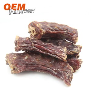 100% Natural Duck Neck High Protein Dog Snacks Wholesale and OEM