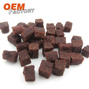 Dried Beef Dice Natural and Organic Dried Dog Treats