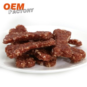 Dired Beef with Rice Bone Private Label Pet Treat Manufacturers