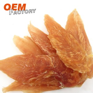 Dried Chicken Strip Dog Treats For Training Wholesale and OEM