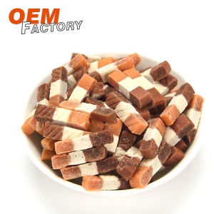 3cm Chicken and Duck And Cod Dice Grain Free Dog Treats Wholesale and OEM