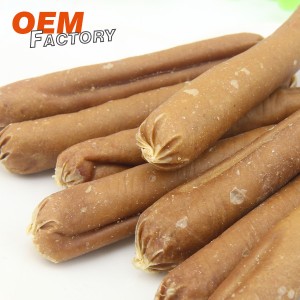 Dried Healthy Chicken Sausage Jerky Treats Dog Snacks Wholesale and OEM