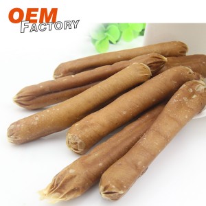 Dried Healthy Chicken Sausage Jerky Treats Dog Snacks Wholesale and OEM