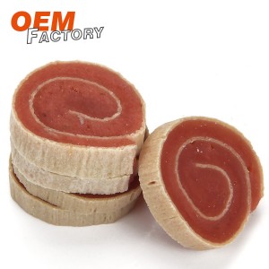 Chicken and Cod Roll Wholesale at OEM Dog Treats Supplier