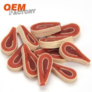 Double Chicken and Cod with Duck Sushi Roll Best Dog Treats Wholesale and OEM