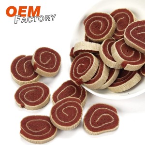 Double Duck and Cod Sushi Rolls Dog Treats Supplier Wholesale and OEM