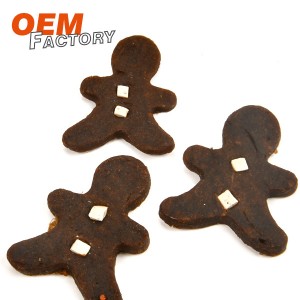 Gingerbread Man Shape Christmas Dog Treats for Puppies and Senior Dogs,Natural Beef and Cheese Flavor