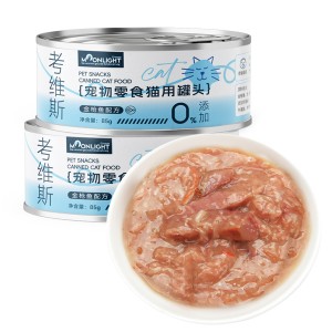 DDWF-04 Конзервирана влажна храна за мачки туна со стапче од рак