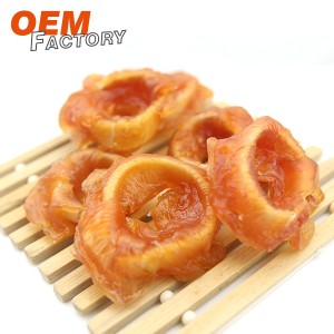 Cod Rolled Twined by Chicken Dog Treats for Puppies Jumlo iyo OEM