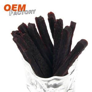 Healthy and Fresh Dried Venison Stick Private Label Pet Treats Wholesale at OEM