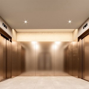 Individualizuotos SUS304 viešbučio restorano zonos lubų neapdorotos briaunos pakeliamos sienų plokštės