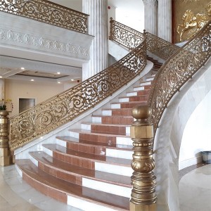 कारखाना प्रत्यक्ष बिक्री उन्नत इनडोर सीढ़ी स्टेनलेस स्टील balustrade खाली डिजाइन