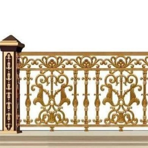 Prilagođeni dizajn ograde za stepenice od nehrđajućeg čelika vanjska paluba od kovanog željeza