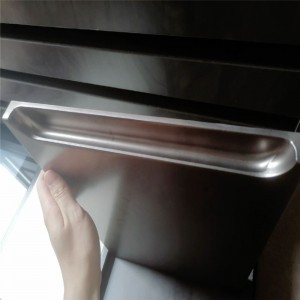 Custom J-Type Metal Invisible Handle Hardware SS Door Cabinet Handle