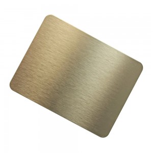 Hairline Cold Rolled Stainless Steel Sheet