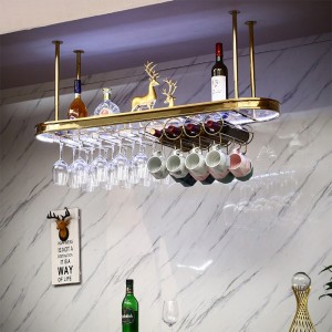 Casiers à vin suspendus SS : décoration essentielle pour les restaurants et les salles à manger