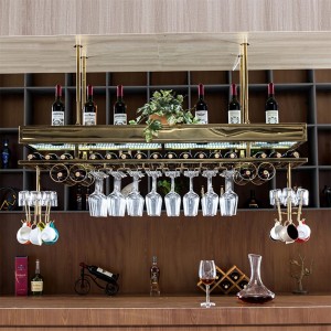 Casiers à vin suspendus en acier inoxydable : améliorer l'expérience du bar à domicile