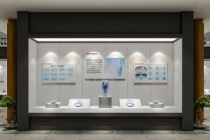 Profesionāls nerūsējošā tērauda muzeja vitrīnas dizains: miera vieta kultūras relikvijām