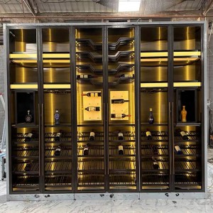 SS Wine Racks: Creació d'un espai d'exposició de vi personalitzat