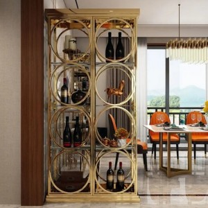 Stainless Steel Wine Rack Coordinates with Modern Home Decor