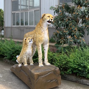 Pembuatan model Cheetah animatronik untuk taman hiburan satwa liar
