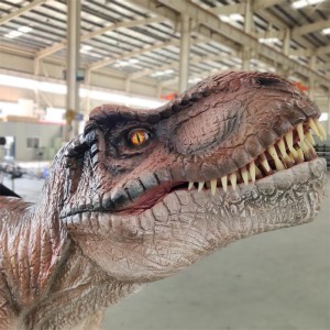 Attractieattracties en dinomodellen voor het dinosaurusthemapark