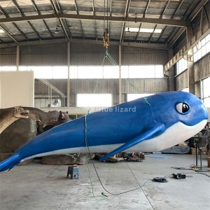 Аніматронна модель синього кита, індивідуальні моделі океанських тварин