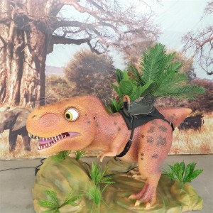 Funny Amusement Animatronic Dinosaur Rides for Kids Park