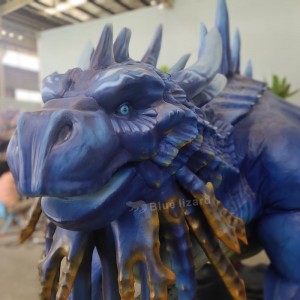 Modelli animatronici personalizzati Dragon the Soul Eater Modellismo dei quattro draghi malvagi