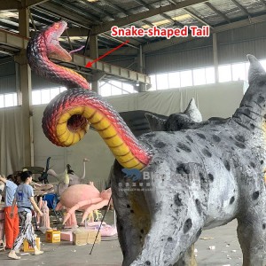 Mythological Three-Headed Hellhound Sculpture Embodies Ancient Guardian Spirit