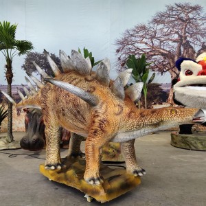 Playground equipment life size robotic dinosaur Kentrosaurus (AD-66)