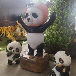 Artificial Customized Animatronic kingkong panda Model