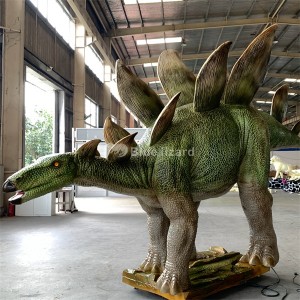 Animatronic Stegosaurus ya fice daga taron Jurassic