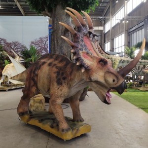 Simulation Mechanical Dinosaur Robot rau Amusement Park Styracosaurus (AD-69)