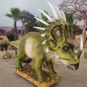 Risaeðla Styracosaurus líkan í gervi lifandi Animatronic hönnun