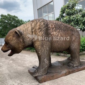 Εκθεσιακό μοντέλο ζώων Cave Bear Προσαρμοσμένα μοντέλα animatronic