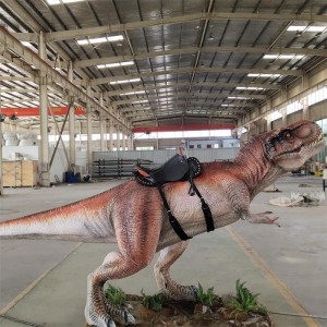 Animatronic dinosaur rides simulering t-rex rides
