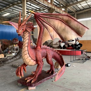 Декорации тематического парка (AD-70) Модель электрического западного дракона