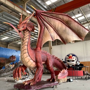 Theme Park Decorations (AD-70) Electric Western Dragon Model