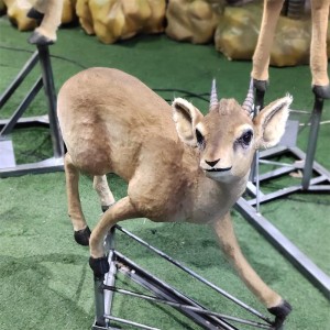 Costomized Animatronic Model Factory Simulation Animatronic Animal Antelope Statue