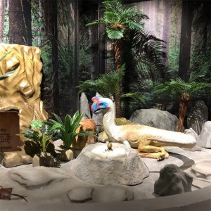 Amamodeli we-Jurassic Animatronic Dinosaurs wamamnyuziyamu nama-zoo